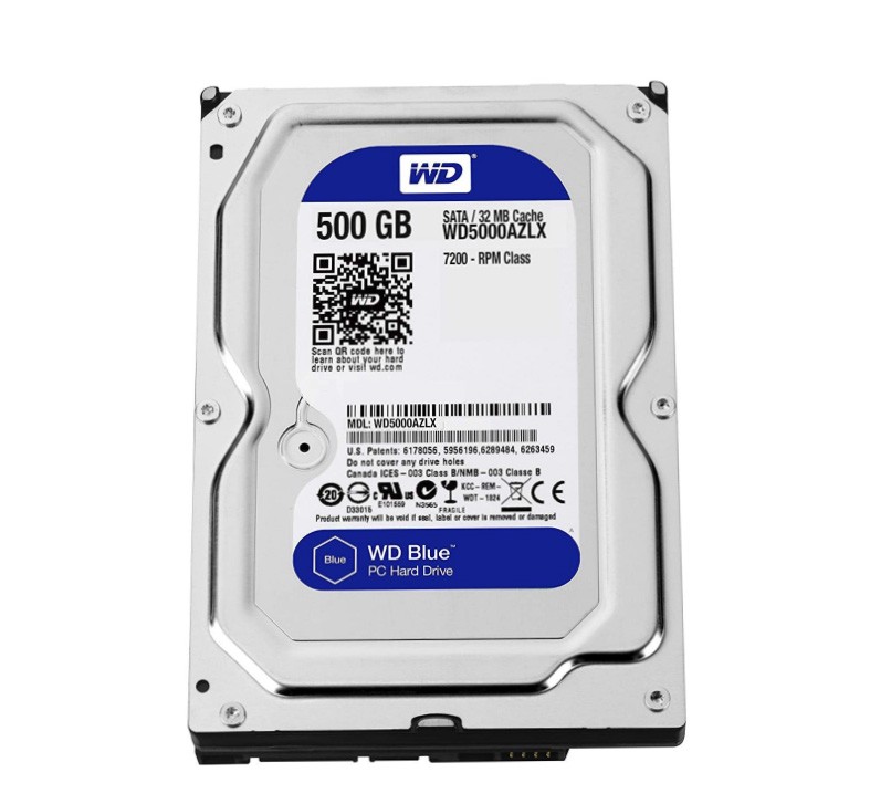 500 GB Hard Drive Storage